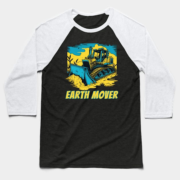 Earth Mover Baseball T-Shirt by AI studio